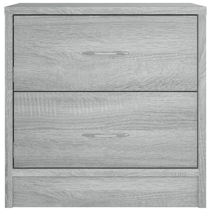 Alfredia Manufactured Wood Bedside Table, Grey sonoma