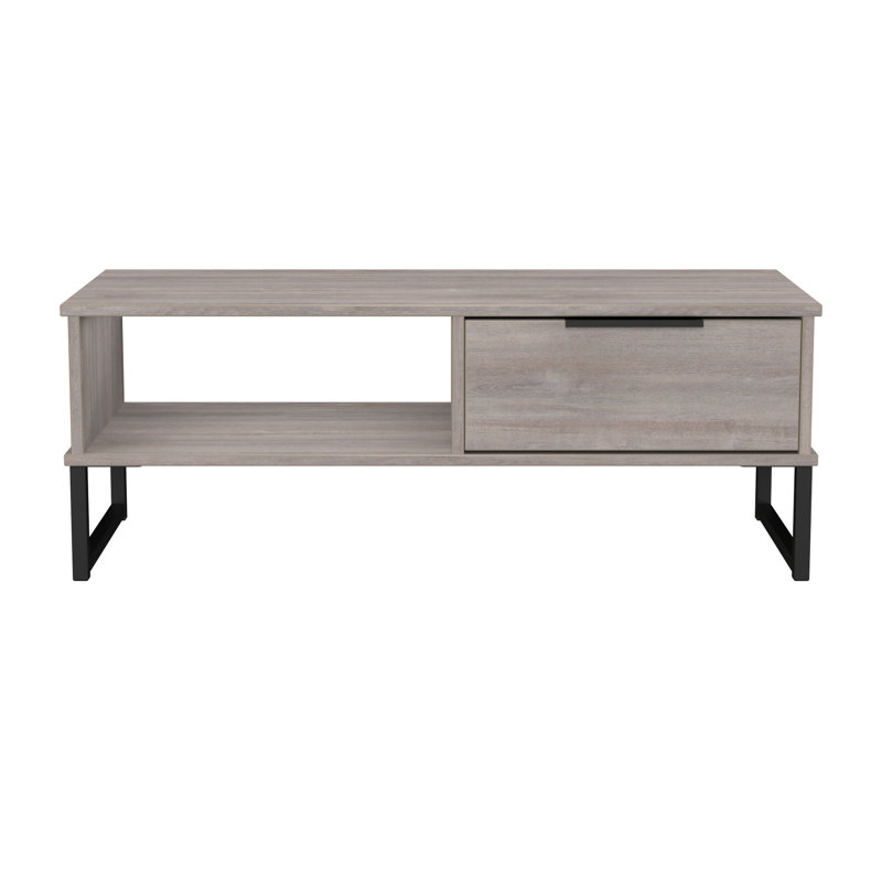 Taeyah Coffee Table with Storage, Grey