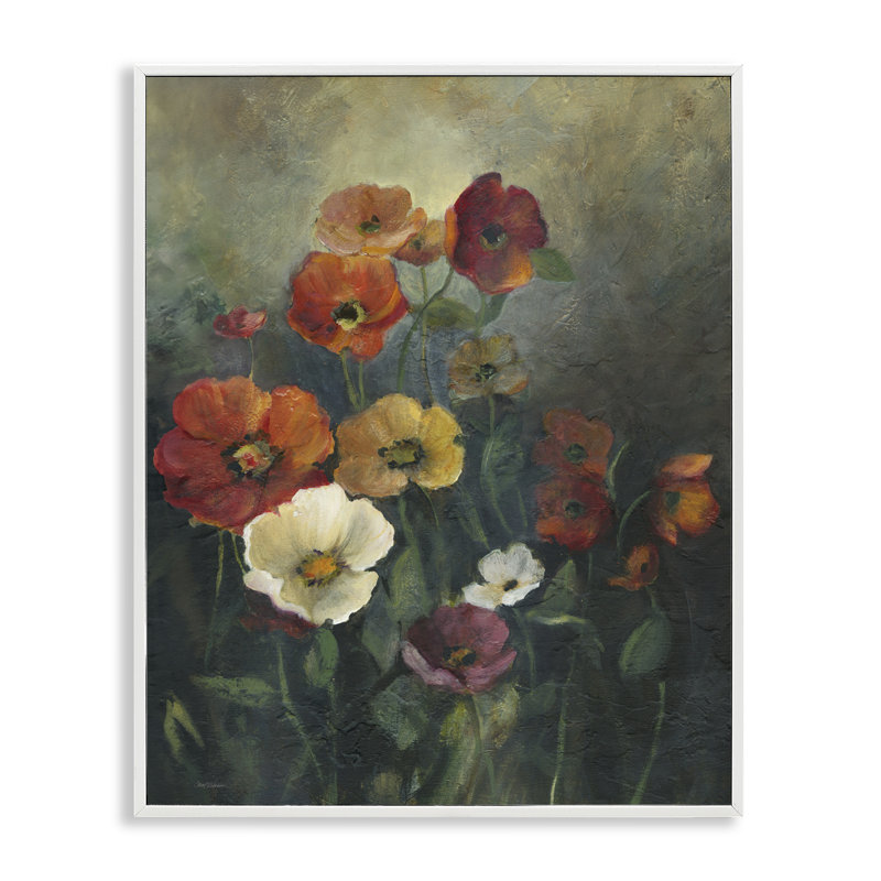 «Poppies at Dawn», giclée encadrée, design par Carol Robinson, H 14 po x l 11 po