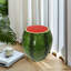 Tabouret de fruits Watermelon, tabouret surdimensionné en résine de 13,4 po, table d'appoint, décorations d'intérieur pour jardin, mobilier d'extérieur polyvalent