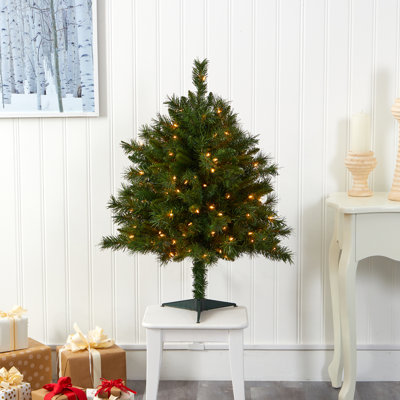 Easy Set-Up Lighted Christmas Tree