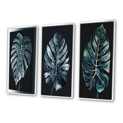 " Philodendron Leaf " 3 - Pieces