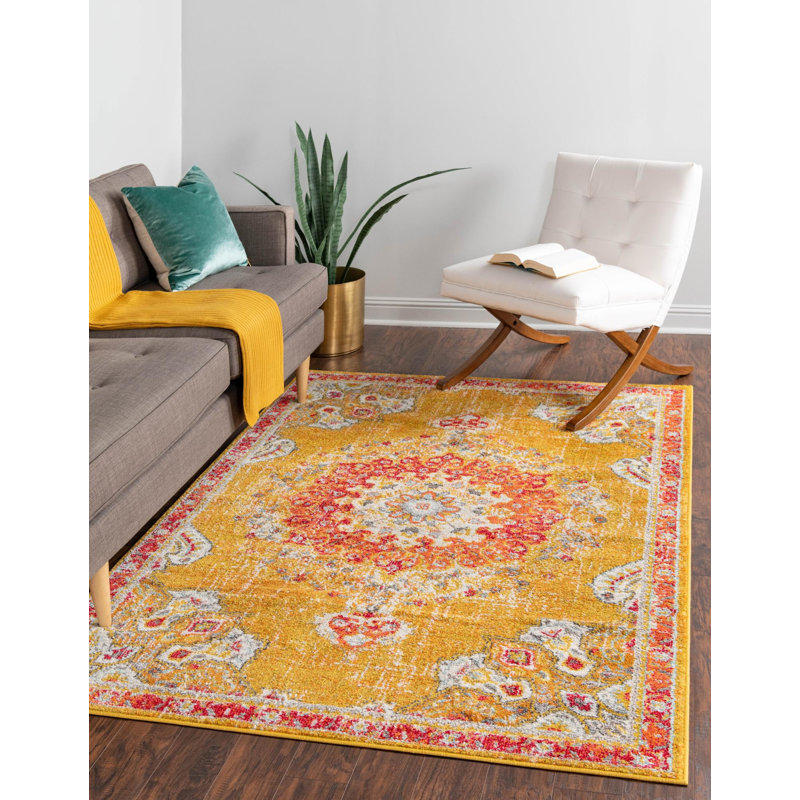 Galyean Indoor Rug, Rectangle 5'1" x 8'