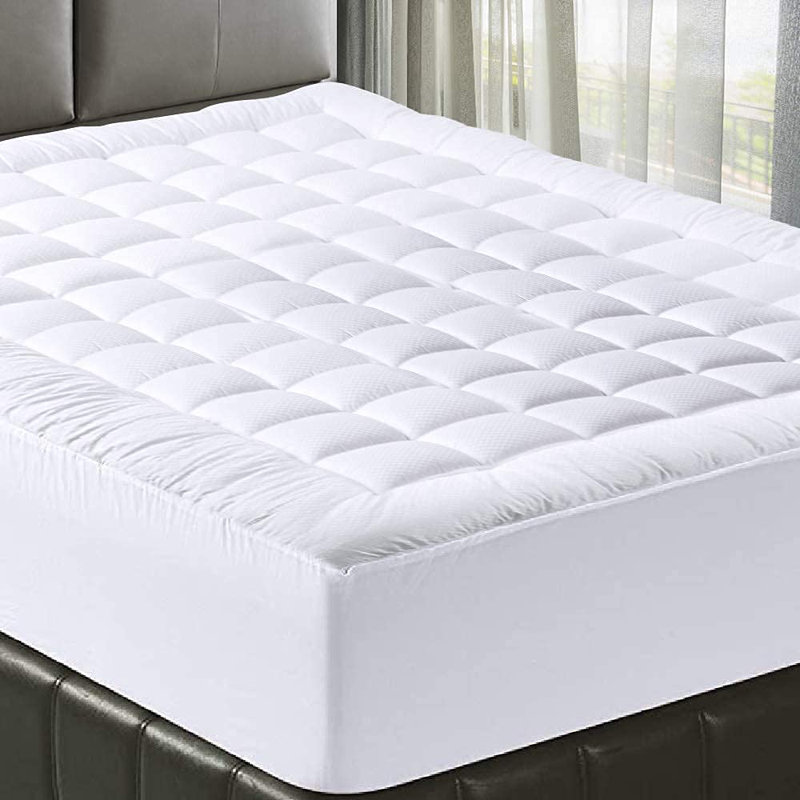 Jermyn California King 3'' Mattress Topper, Twin XL, White