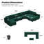 Canapé modulaire rembourré 12 pièces Soneson-339991442