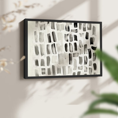 Série abstraite - L III - Reproduction encadrée - Restickable