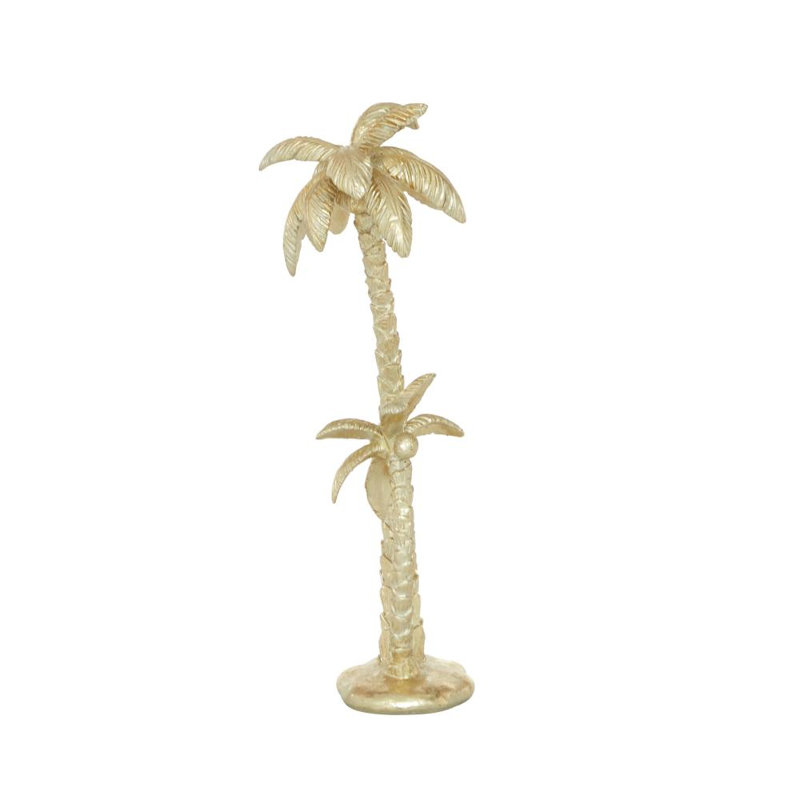 Polyresin Palm Tree Decorative Sculpture