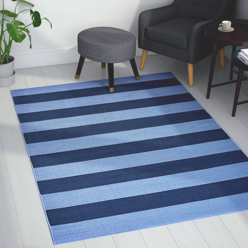 Jelle Striped Indoor Rug, Rectangle 5' x 7'3"
