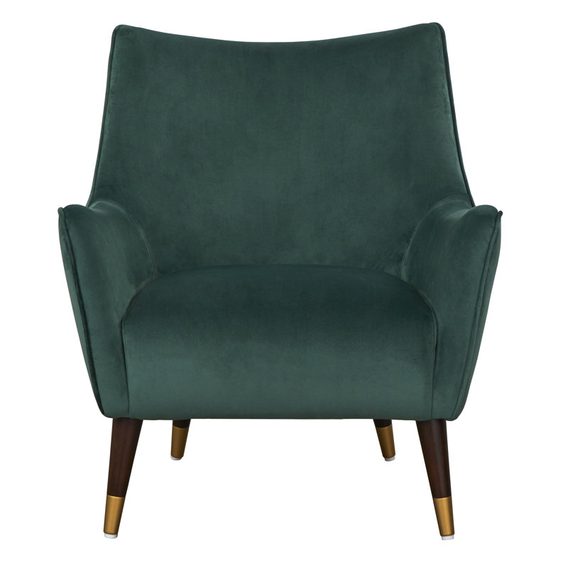Gillman Upholstered Armchair, Emerald Green