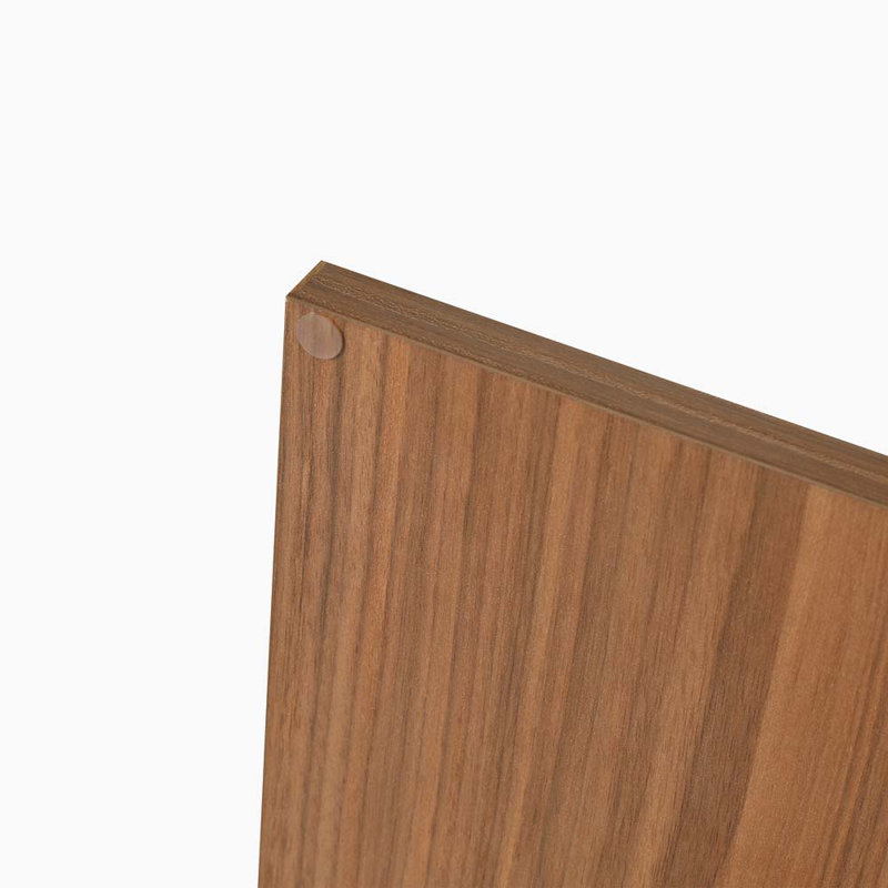 Ensemble de meuble-lavabo simple 19,92 po avec plateau en résine Armagan, Noyer, Blanc