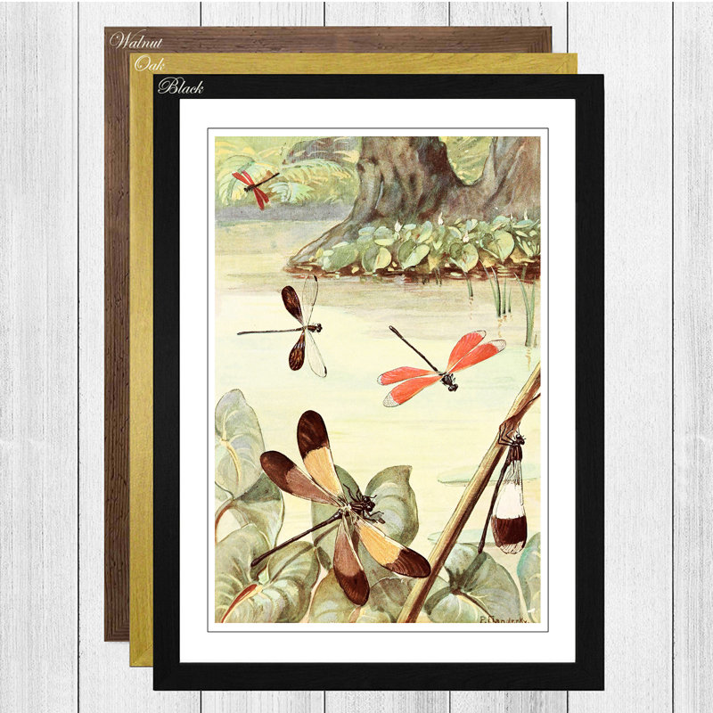Paul Flanderky - Single Picture Frame Painting, Black