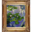 «Les Nymphéas» par Claude Monet - Reproduction d'art sur toile encadrée-462331391-466154136