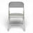 Hampden Furnishings Bernadine Fabric Padded Triple Brace Banquet Folding Chair-2098589209