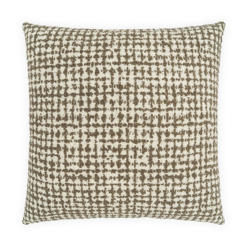Kelleman Square Pillow Cover & Insert, Stone, Square 22"