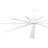 Ayodele 84-inch 9-Blades Indoor Ceiling Fan with Remote