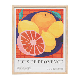 provence travel poster