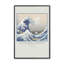 The Great Wave par Hokusai v3, reproduction dans un cadre-225127388-225127363