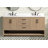 Wellsville 72'' Double Bathroom Vanity with White Quartz Top