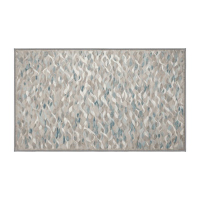 Silky Soft Plush Grey Area Rug