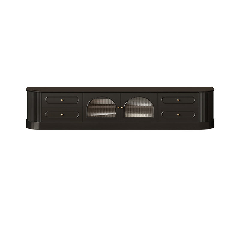 Meuble télé en bois de bouleau style français, 86.61"
