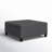 Ellis 36"W Upholstered Vegan Leather Modern Square Coffee Table Storage Ottoman with Split Lift-Top-413620567
