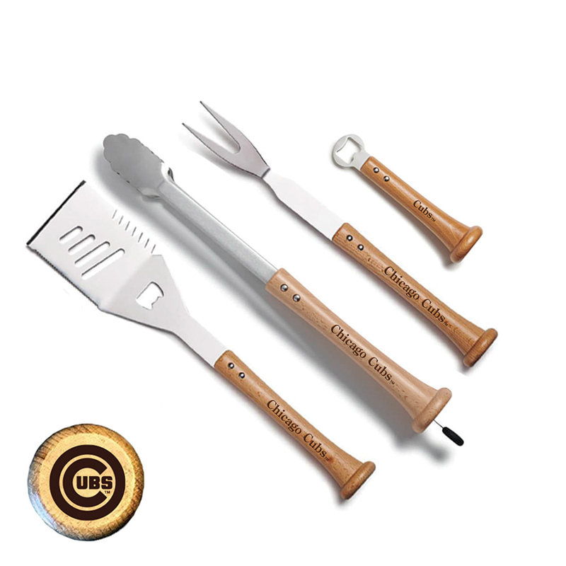 Grilling Tool Set, MLB Chicago Cubs