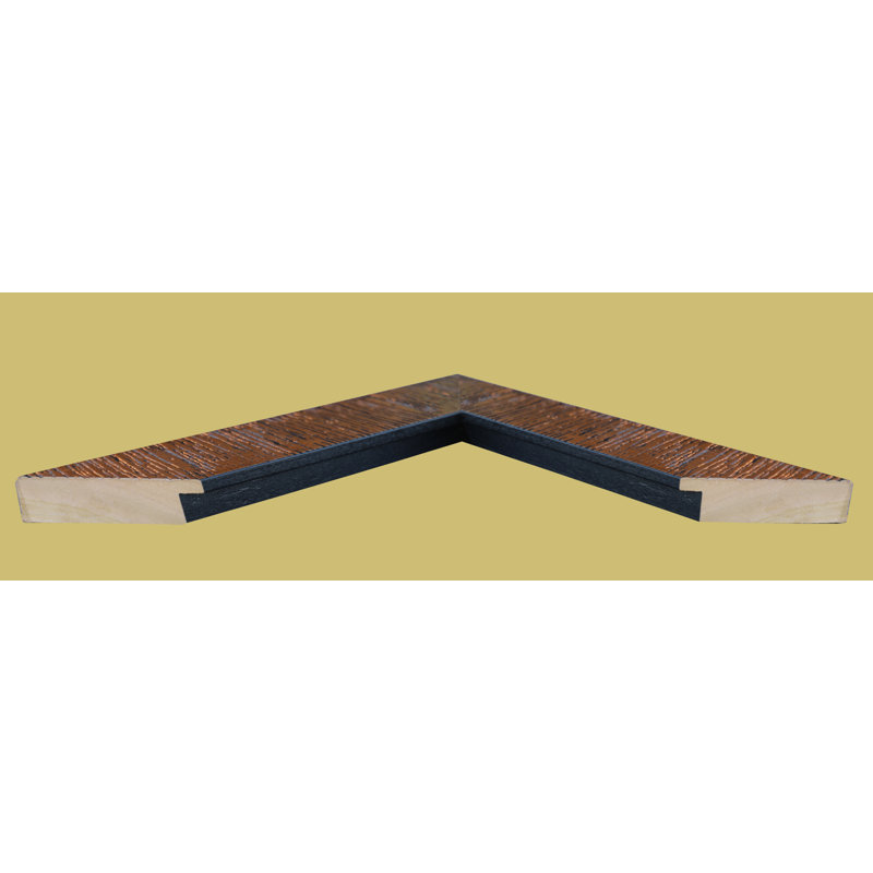 Miroir mural Duval, H 33,5 po x l 21,5 po, Bronze