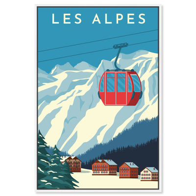 " Les Alpes Travel Poster "