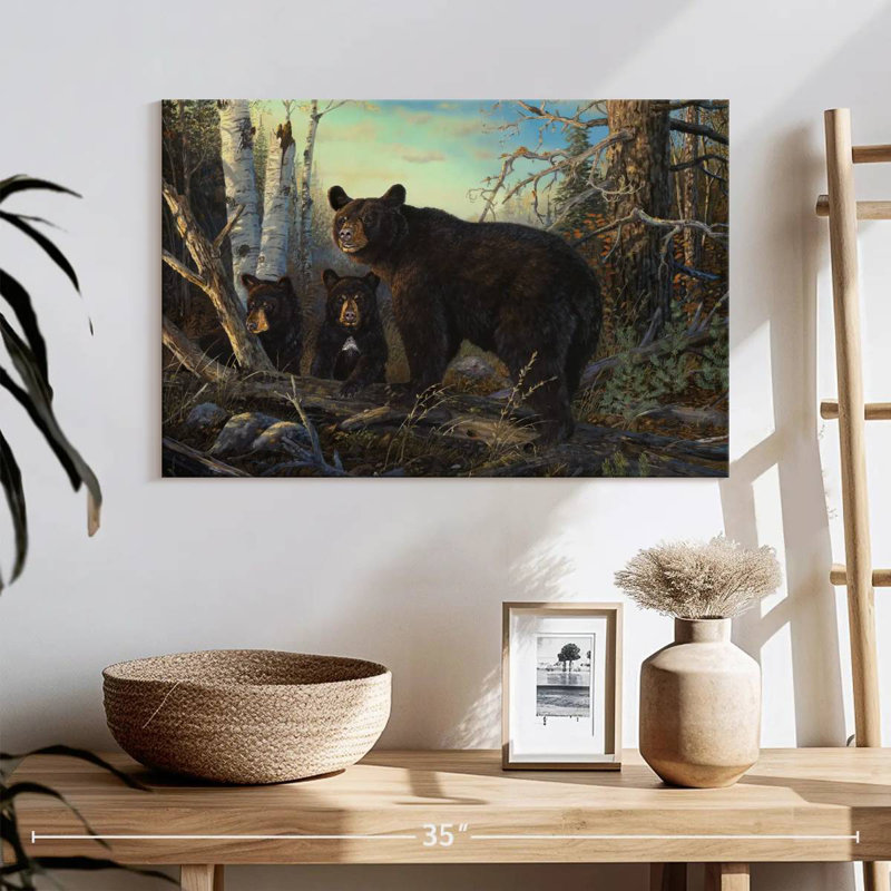 Brampt Absolument sauvage - Ours noir, H 16 po x l 24 po
