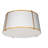 Trapezoid 3 Light Flush Mount-174393957