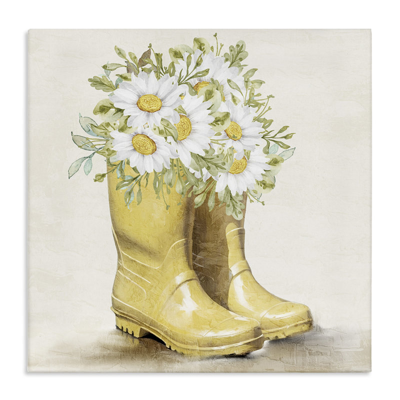 «Sunny Garden bottes» par Kim Allen, H 36 po x l 36 po