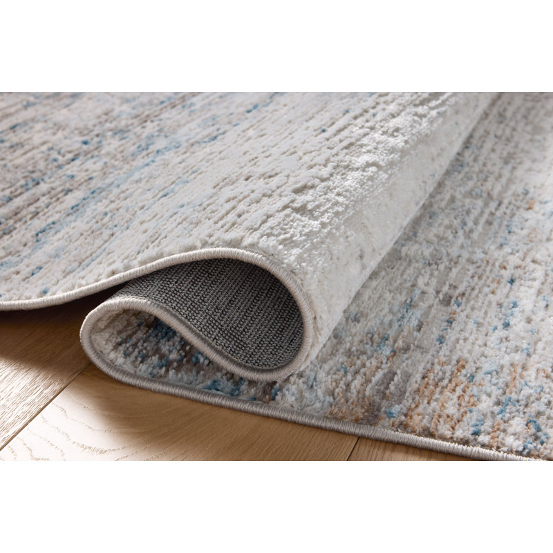 Tapis ivoire / ciel Loloi Townes, Rectangle 7'10" x 10'