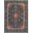 One-of-a-Kind 9'6" x 13'2" 1980s Rectangle Wool Area Rug in Blue and Navy