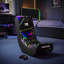 X Rocker Foldable Floor Game Chair in Black