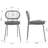 Boucle Low Rattan Back Side Chair-93021891