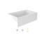 Baignoire tourbillon à jupe rectangulaire avec chauffe-plat 6036 Signature®-100385776-109655189