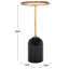 Tanyarose Metal And Marble Drink Table-1998467457