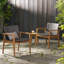 Ensemble 2 pièces chaise de patio Bryan