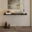 Console moderne en bois massif noir-519605968