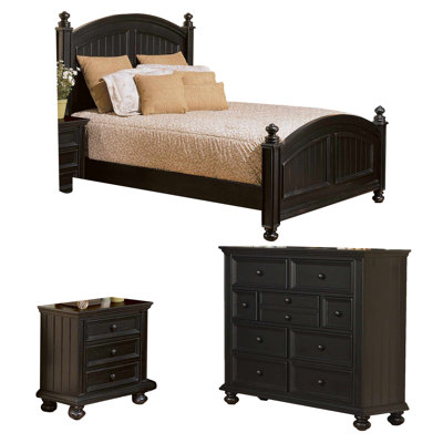 Aireon Solid Wood Piece Bedroom Set