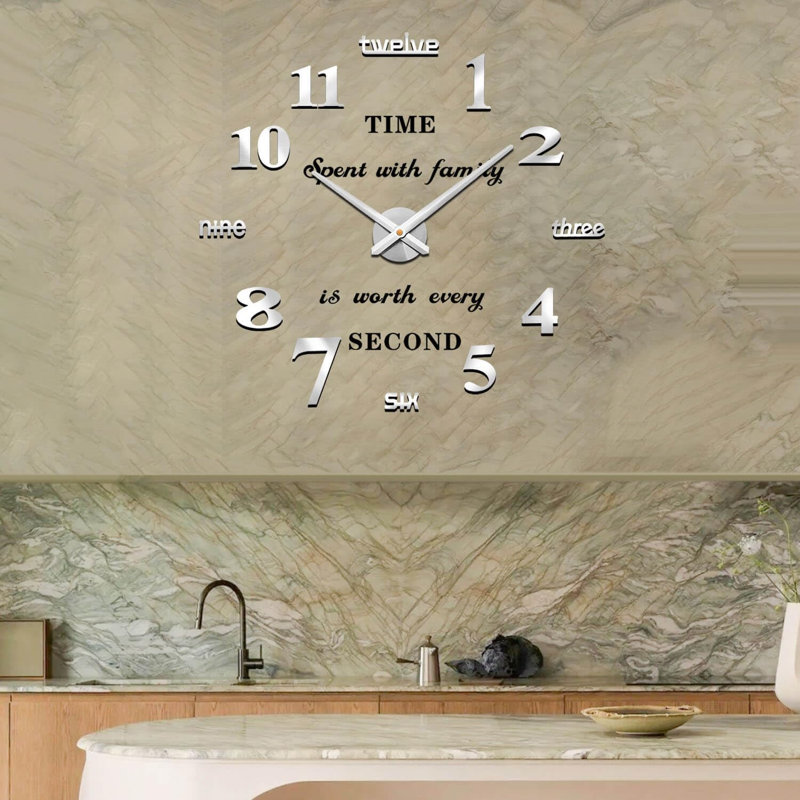 Horloge murale décoration de salon