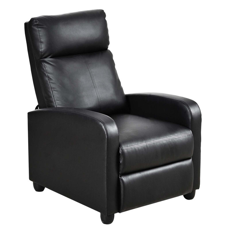 Canapé inclinable en cuir synthétique