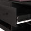 Arbre d'entrée polyvalent avec banc d'entrée en lin amovible, portemanteau, tablettes de rangement et panneau perforé pour le couloir, pour le couloir, le salon, noir-602085046