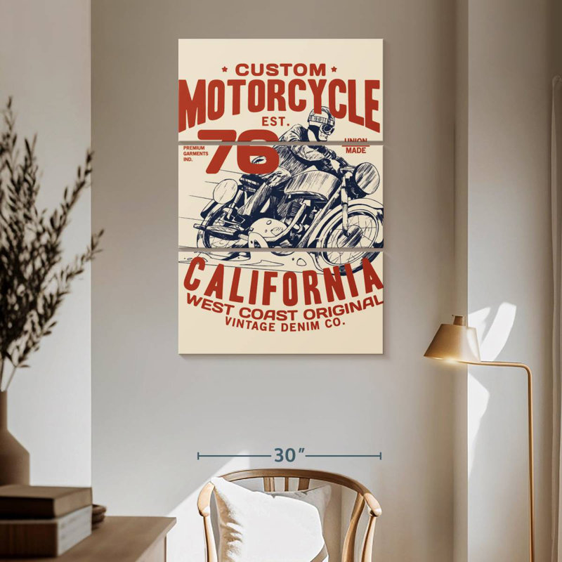 Tergel Custom Motorcycle Poster