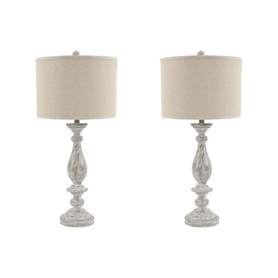 Lampe de table en résine