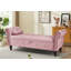 Banc de rangement en velours Larain-1869841133