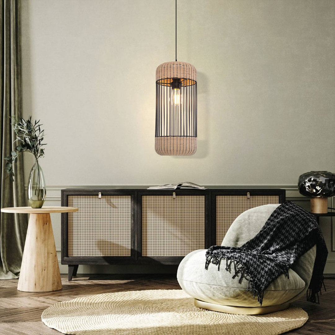 1 - Light Natural Chandelier Pendant