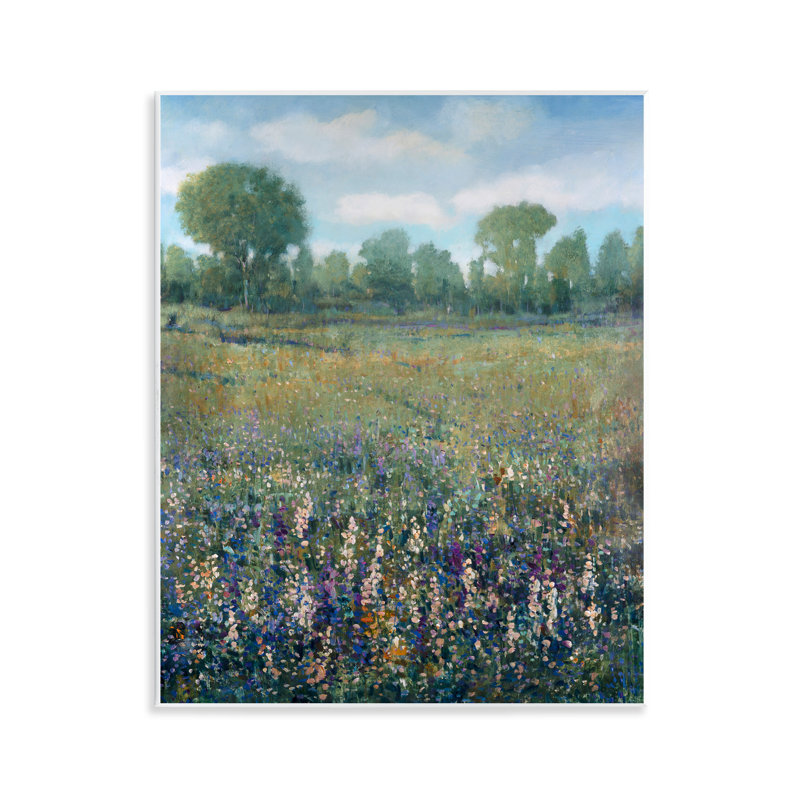 «Lilac & Wildflower Fields», art mural par Tim Ottoole