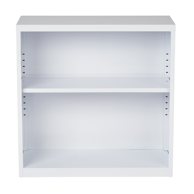 Wychwood Metal 2-Shelf Bookcase, White