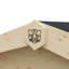 The Rosen Tongue & Groove Log Cabin 14x10w